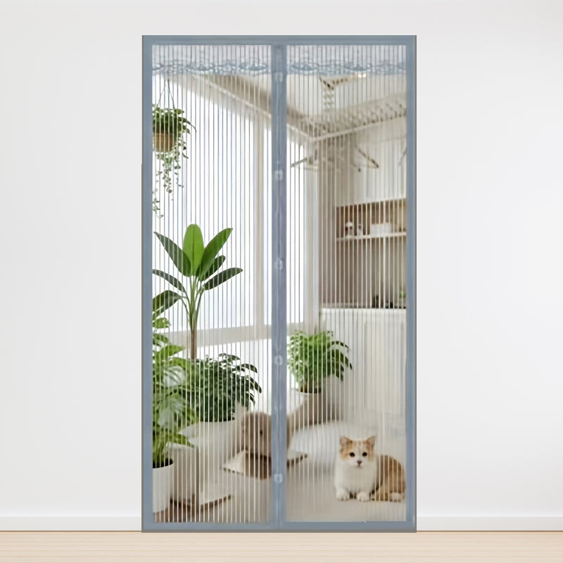 🦟 Pidä tuholaiset poissa – asennus vain 2 minuutissa! Magneettinen verkkoverho ovelle 🚪 Kävele suoraan sisään, se sulkeutuu itsenäisesti automaattisesti! ✨