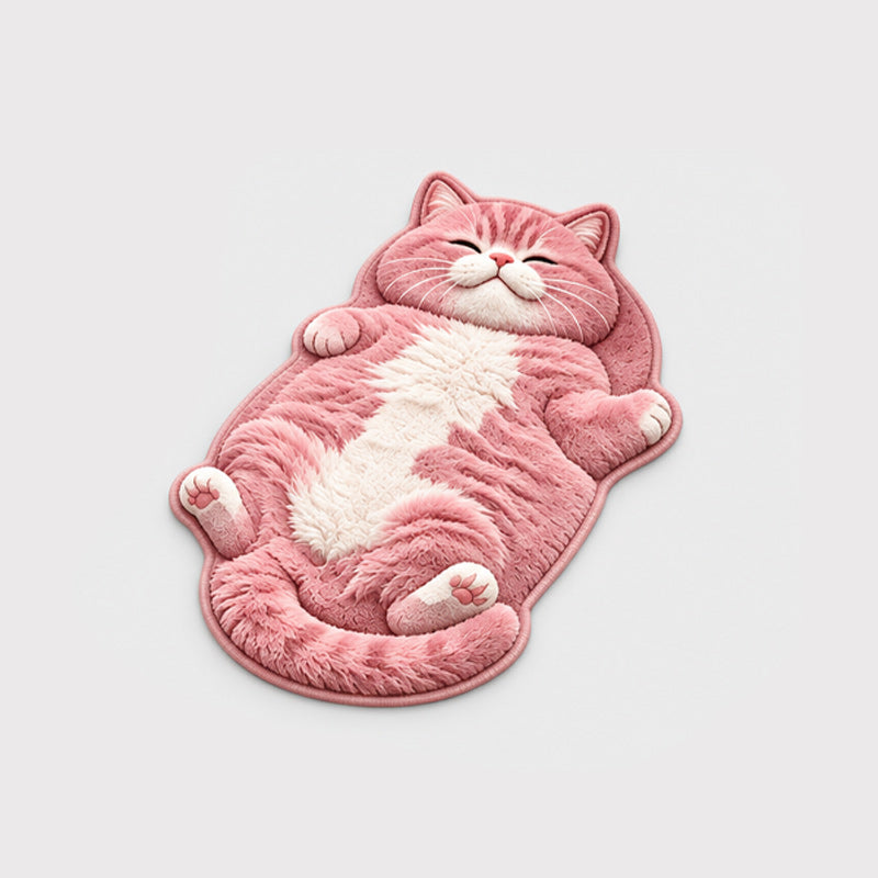 🐱 Söpö kissanmuotoinen lattiamatto