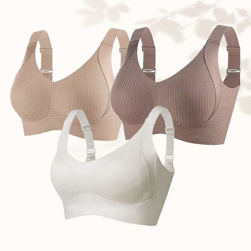 🎁✨ Määräaikainen tarjous: Osta 1, saat 3 ilmaiseksi 🔥 Pehmytmalliset rintaliivit, hyvä tuki ja selkeä nostovaikutus 👍 Hyvästi roikkuvalle rintakuvalle