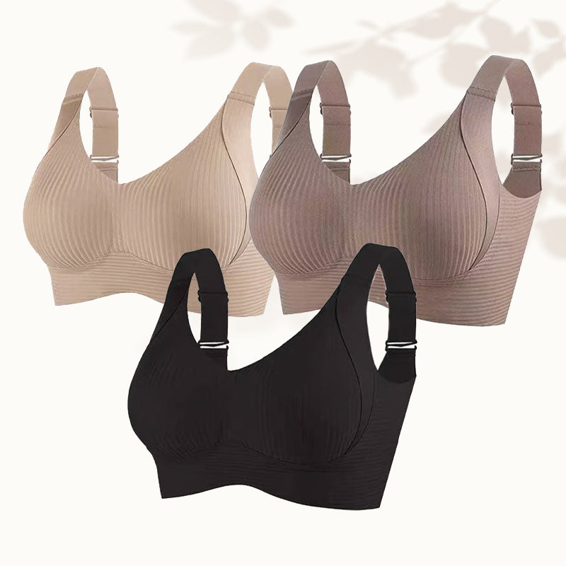 🎁✨ Määräaikainen tarjous: Osta 1, saat 3 ilmaiseksi 🔥 Pehmytmalliset rintaliivit, hyvä tuki ja selkeä nostovaikutus 👍 Hyvästi roikkuvalle rintakuvalle