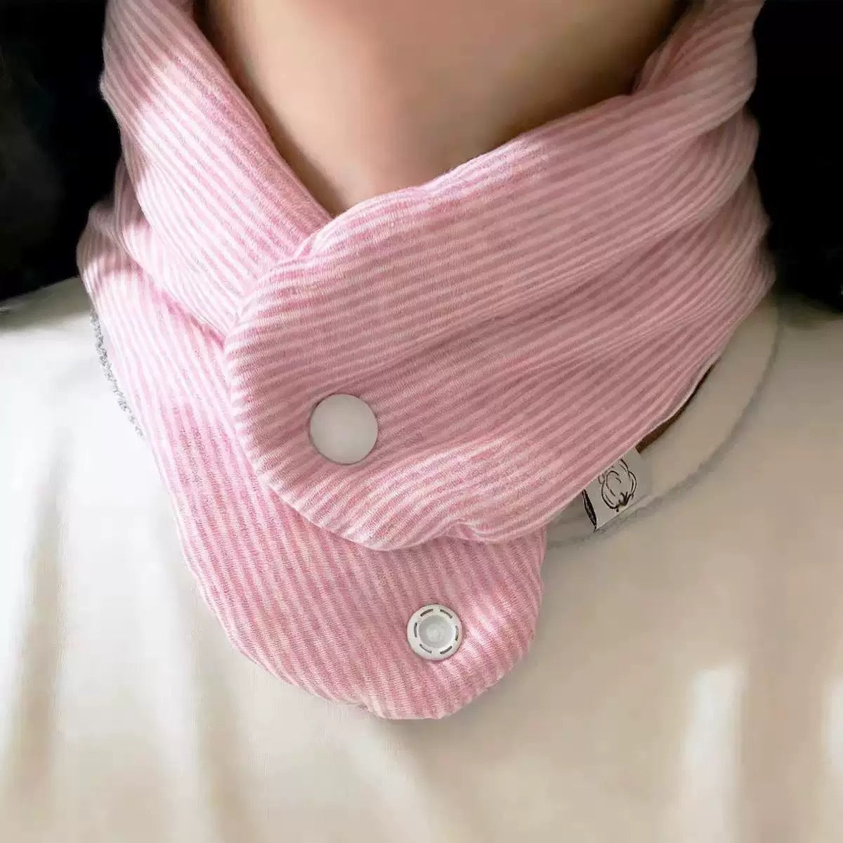 🧣 Paksu puuvillainen kauluri – Leveämpi & pidempi, kotiin, toimistoon ja ilmastointiin ❄️