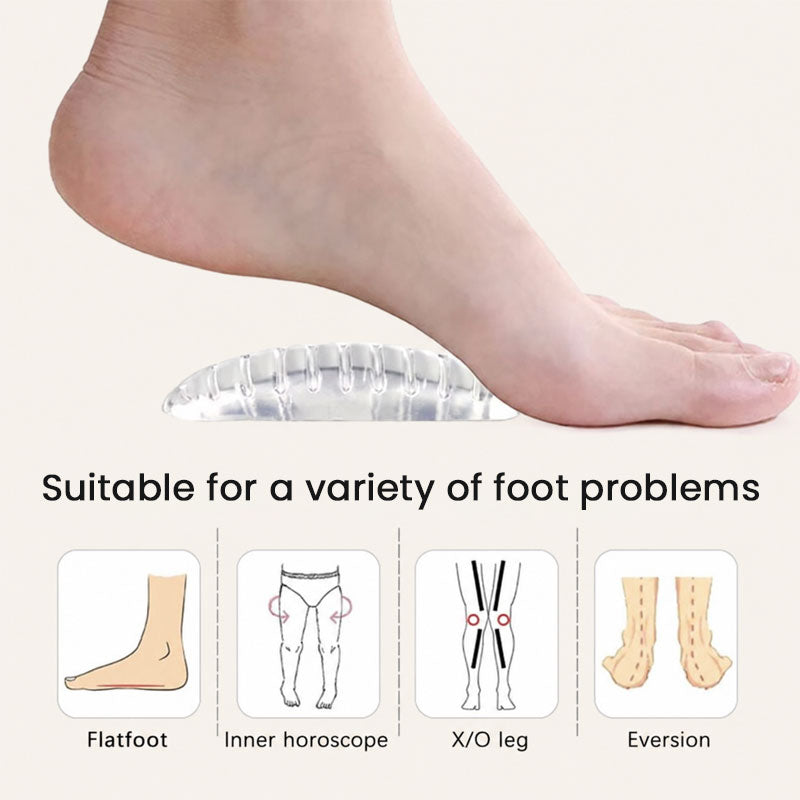 🦶☁️ Läpinäkyvät jalkapohjan kaarituet – huomaamaton tuki jaloillesi päivittäiseen käyttöön
