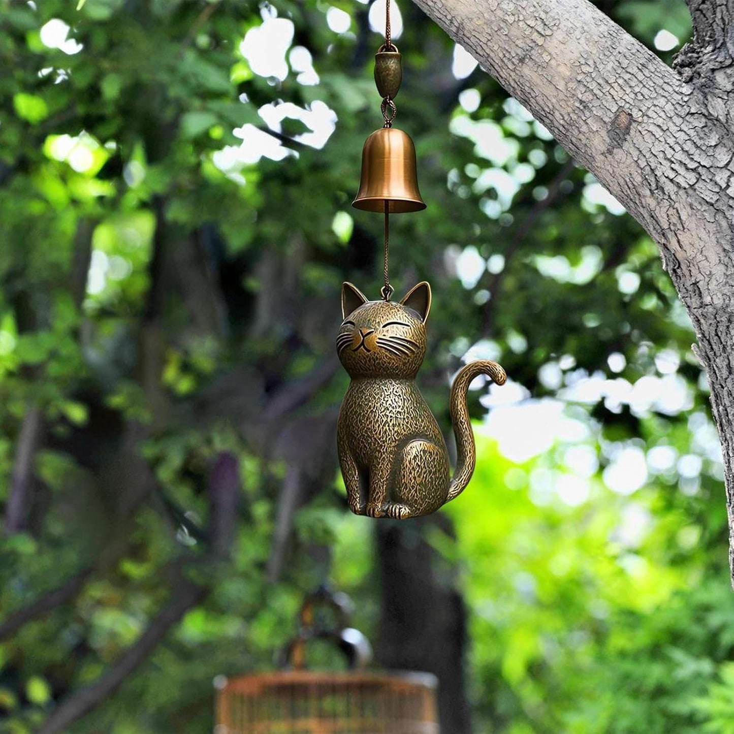 ⏳Ajankohtainen tarjous: 60 % alennus🐱Käsintehty retro-kissatuulikello