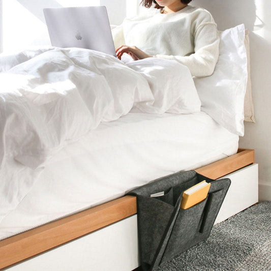 🛏️Liukumaton huopainen ripustettava säilytyslaite sänkyyn