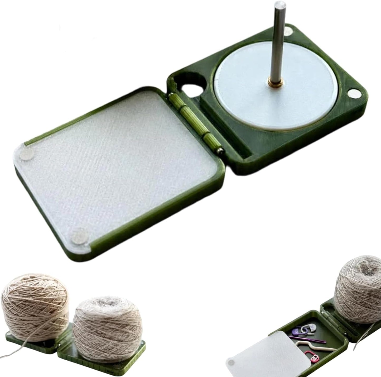 🧶 Kannettava lankateline virkkaukseen ja neuleeseen