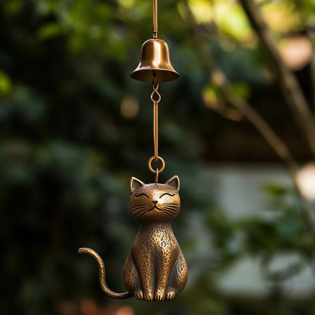 ⏳Ajankohtainen tarjous: 60 % alennus🐱Käsintehty retro-kissatuulikello