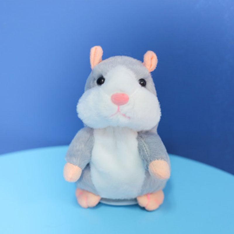 🐹 Puhuva hamsteripehmolelu – toistaa äänen & liikkuu! 3 väriä + joulueditio (15 cm) ✨🎄