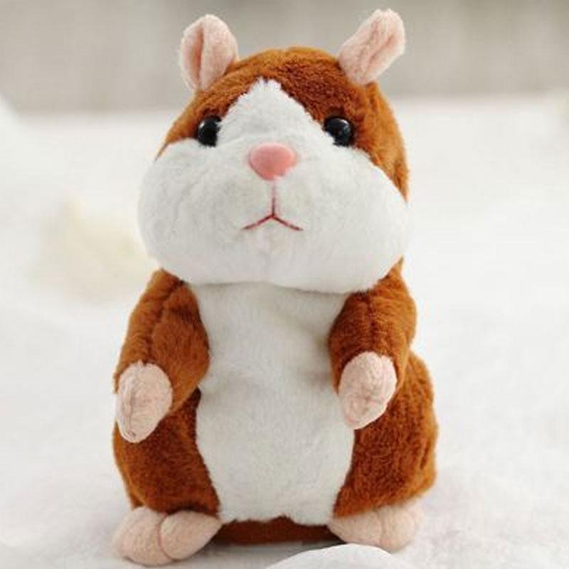 🐹 Puhuva hamsteripehmolelu – toistaa äänen & liikkuu! 3 väriä + joulueditio (15 cm) ✨🎄