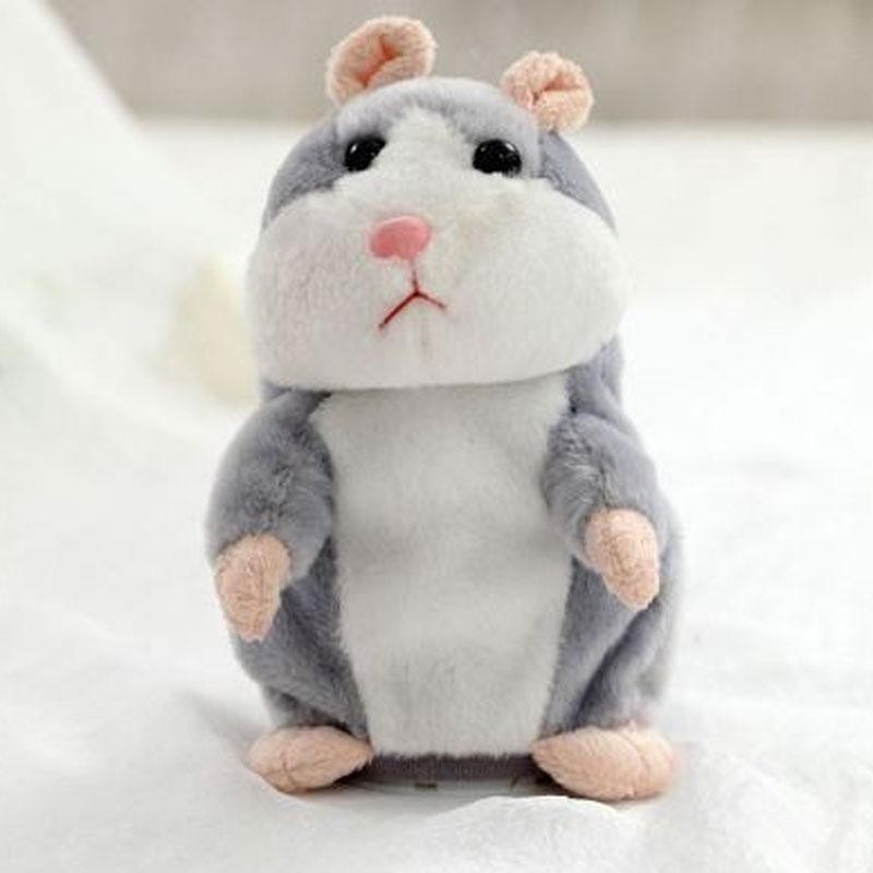 🐹 Puhuva hamsteripehmolelu – toistaa äänen & liikkuu! 3 väriä + joulueditio (15 cm) ✨🎄